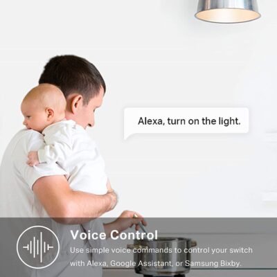 Interruptor de luz inteligente Wi-Fi de Kasa TP-Link, funciona con Alexa y Google Assistant